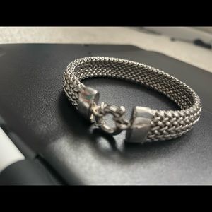 Sterling silver mesh bracelet